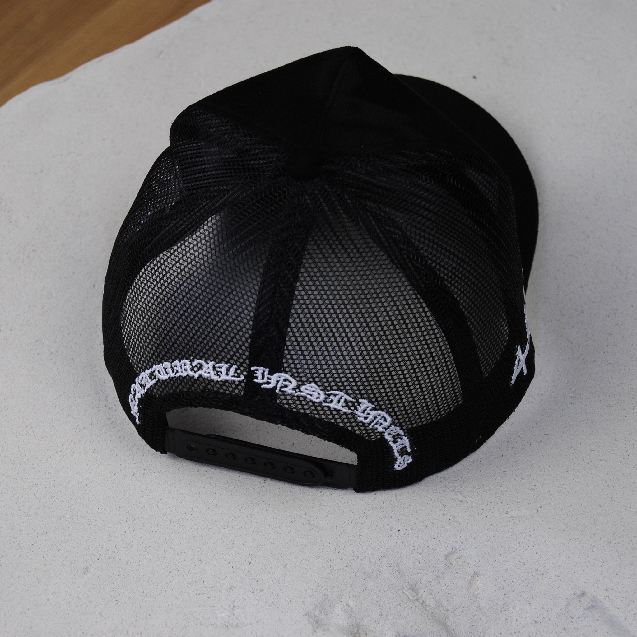Suede Trucker- Black/Grey