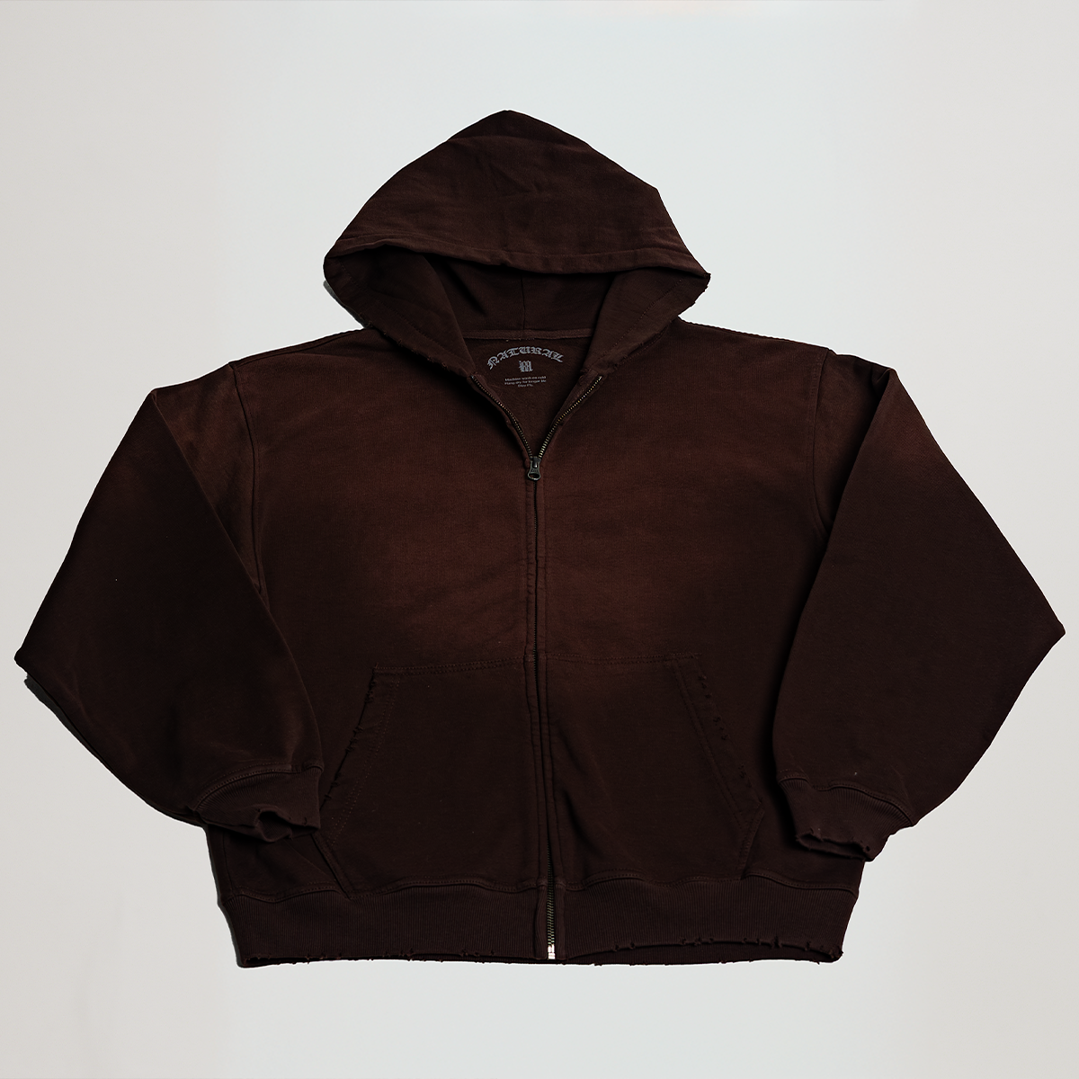'Lords Of Sin City' Zip Up - Mocha